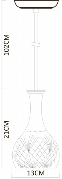 Подвесной светильник Arte Lamp Caraffa A4981SP-1CC