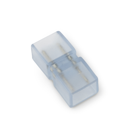 25шт. Соединитель контактный прямой для светодиодных лент 220V, 2 контакта Uniel UTC-K-14/B67-RGB CLEAR 025 POLYBAG (UL-00000869) 