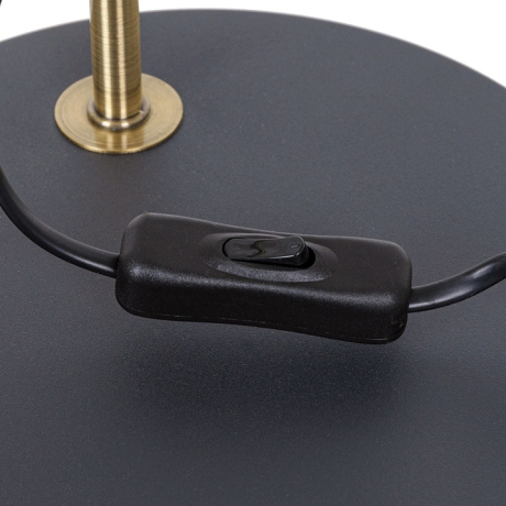 Настольная лампа в комплекте с лампочкой  Arte lamp A7055LT-1BK+Lamps 