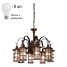 Люстра с лампочками Velante 588-703-08+Lamps 