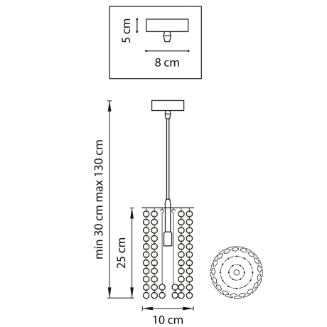Светильник подвесной с Led лампочками в комплекте Lightstar 795324+Lamps 