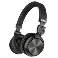 Наушники с микрофоном (гарнитура) SVEN AP-B650MV, Bluetooth, беспроводные, черные, SV-019310 (513839)