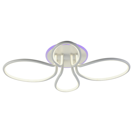 Потолочная светодиодная люстра с пультом ДУ Profit Light 6009/2+2A WHT 