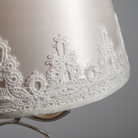 01022/1 серебро Настольная лампа Eurosvet Incanto 