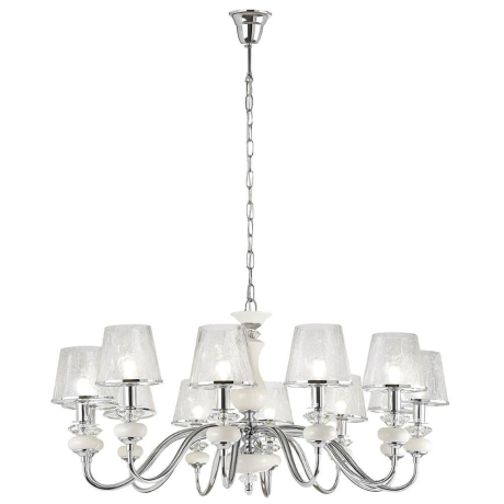 Подвесная люстра с лампочками CRYSTAL LUX Betis Sp-PL12+Lamps 