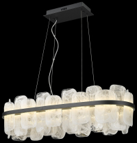 Люстра подвесная LED, 125W, 3000K Wertmark Nelly WE158.24.623