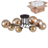 Потолочная люстра F-Promo Modestus с лампочками 2344-8U+Lamps E14 P45 
