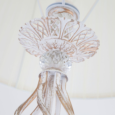 Торшер Eurosvet 01003/1 белый с золотом 