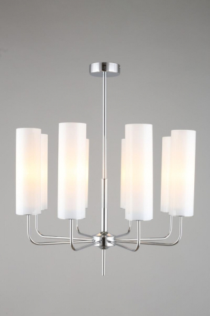 Люстра на штанге с лампочками Omnilux OML-99607-08+Lamps 