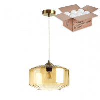 Подвесной светильник с лампочкой Odeon Light Binga 4747/1+Lamps А60