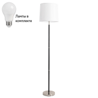 Торшер с лампочкой Arte lamp A2589PN-1SS+Lamps
