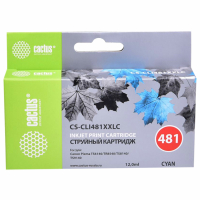 Картридж струйный CACTUS (CS-CLI481XXLC) для Canon Pixma TR7540/TR8540/TS6140, голубой (364173)
