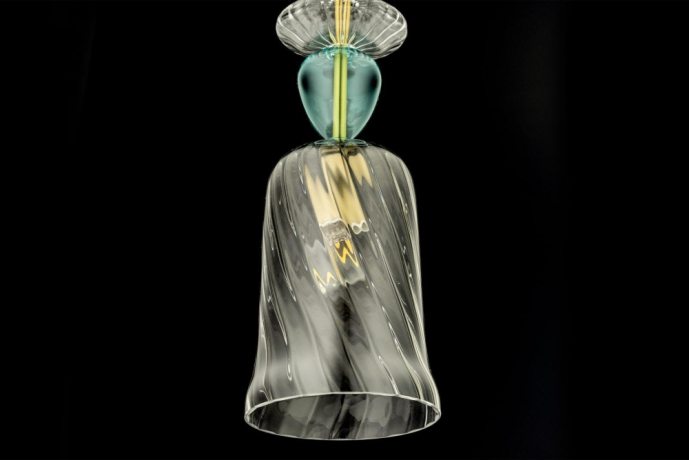 Подвесной светильник с лампочкой Arti Lampadari Davoli E 1.P1 CG+Lamps 