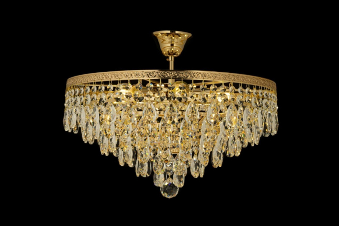 Потолочная люстра с лампочками Arti Lampadari Castellana E 1.3.46.601 G+Lamps 