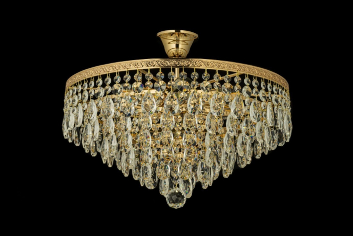 Потолочная люстра с лампочками Arti Lampadari Castellana E 1.3.46.601 G+Lamps 