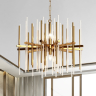 Подвесная люстра с управлением по Wi-Fi Bogates Allure 356/6 латунь (a057236) 