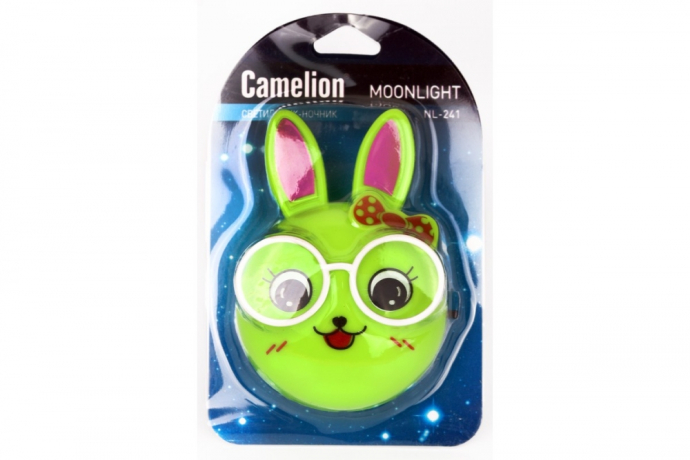 NL-241 ''Зайцы очкарики'' LED ночник Camelion 13816 