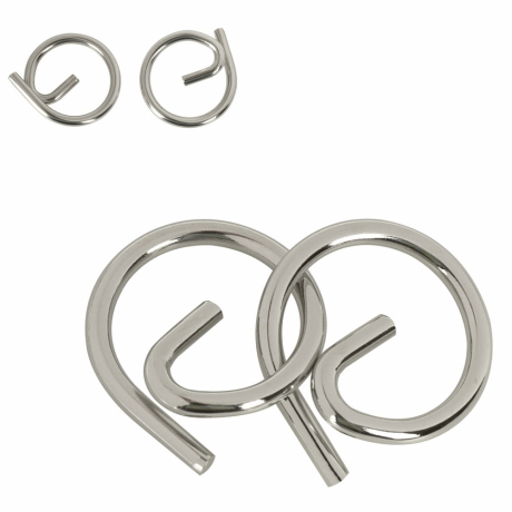 Нарушена упаковка!  <235404> Головоломка металлическая ЗОЛОТАЯ СКАЗКА, 1 шт., 12 видов, в дисплее, 662091 (662091)