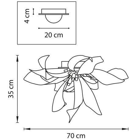 754166 Потолочная люстра Lightstar Turbio 