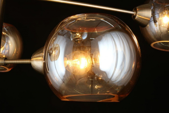 Люстра на штанге с лампочками APLOYT APL.904.17.08+Lamps 