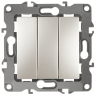 Выключатель трехклавишный ЭРА 12 10AX 250V 12-1107-15 Б0019302