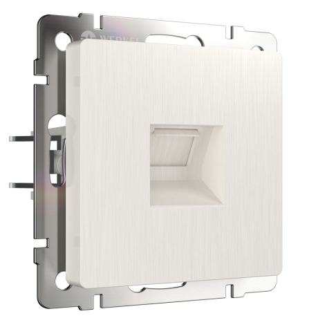 Розетка Ethernet RJ-45 (перламутровый рифленый) Werkel W1181013