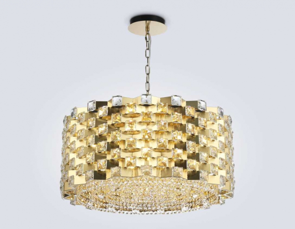 Подвесная люстра с хрусталем Ambrella light High Light LH41009 