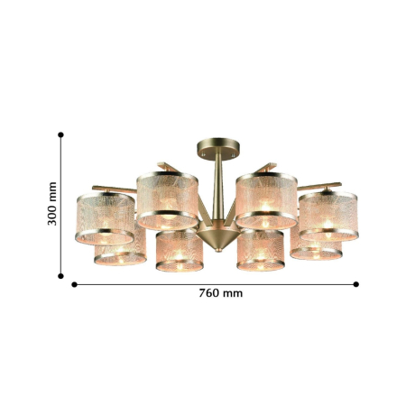 Потолочная люстра F-Promo Bonbon с лампочками 2488-8P+Lamps E14 P45 