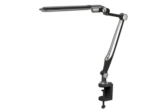 Настольная лампа на струбцине с сенсором Camelion KD-830 C02 черный 14015 