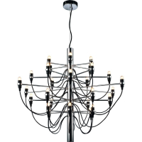 Большая люстра со светодиодными лампочками E14 , комплект от Lustrof. №37674-622663