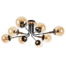 Потолочная люстра с лампочками Arte lamp A2716PL-8BK+Lamps 