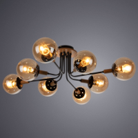 Потолочная люстра с лампочками Arte lamp A2716PL-8BK+Lamps