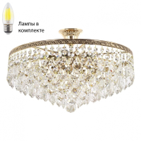 Потолочная люстра с лампочками Arti Lampadari Castellana E 1.3.46.602 G+Lamps