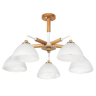 Люстра на штанге с лампочками Arte lamp A5032PL-5BR+Lamps 