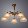 Люстра на штанге с лампочками Arte lamp A5032PL-5BR+Lamps 