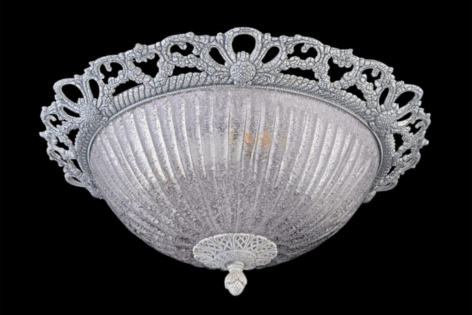 Светильник потолочный с Led лампочками в комплекте Arti Lampadari Vigilanza E 1.13.46 BW+Lamps 