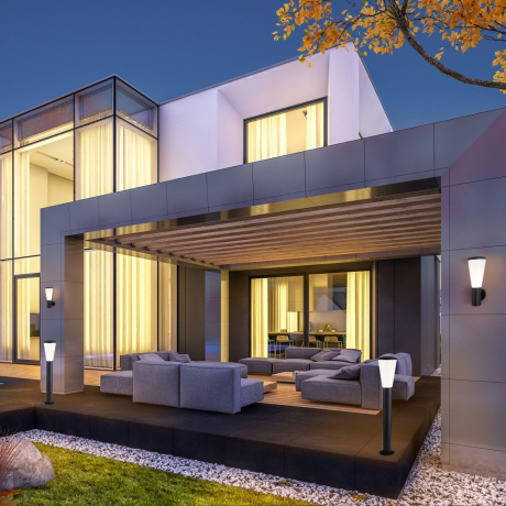 Ландшафтный светильник Elektrostandard 1417 TECHNO чёрный (a049712)