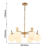 Подвесная люстра Favourite Absolute 2928-6P
