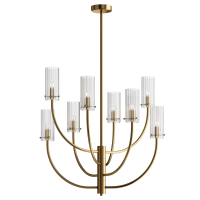 Люстра на штанге Maytoni Arco MOD223PL-08BS