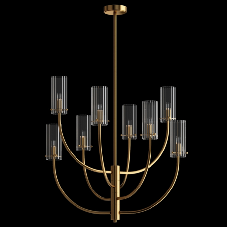 Люстра на штанге Maytoni Arco MOD223PL-08BS 