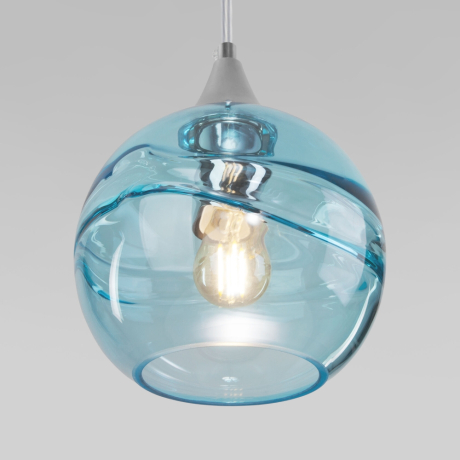 Подвесной светильник Eurosvet Lotus 50221/1 голубой 