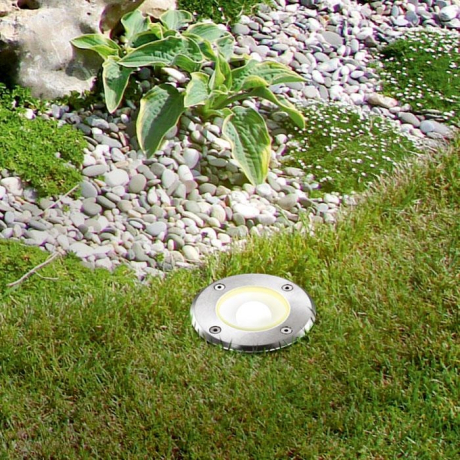 Тротуарный уличный светильник со светодиодной лампочкой GU10, комплект от Lustrof. №19461-644228