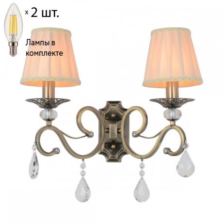 Бра с лампочками Omnilux OML-79111-02+Lamps 