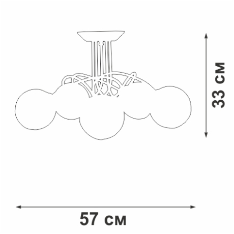 Люстра на штанге Vitaluce V43090 V43090-13/5PL 