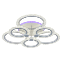 Светодиодная диммируемая люстра с ПДУ Profit Light 8003/3+3 WHT A