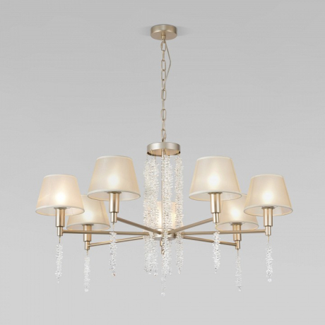 Подвесная люстра Eurosvet Charuel 60148/7 матовое золото 