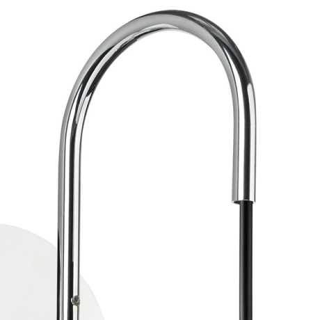 803537 Бра Lightstar Pentola СЕРЕБРО/ДЫМЧАТЫЙ 