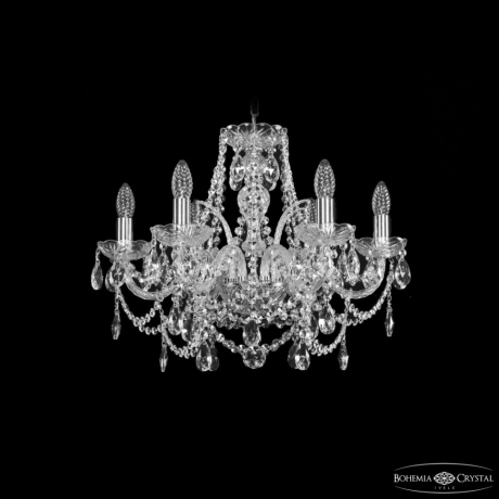 Подвесная люстра Bohemia Ivele Crystal 1413 1411/6/195 Ni 