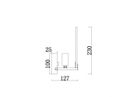 Бра Freya Sophia FR5197WL-01BS