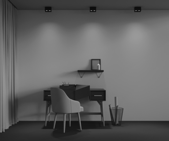 Накладной светильник Maytoni Technical Alfa LED C065CL-02-L12W3K-B 